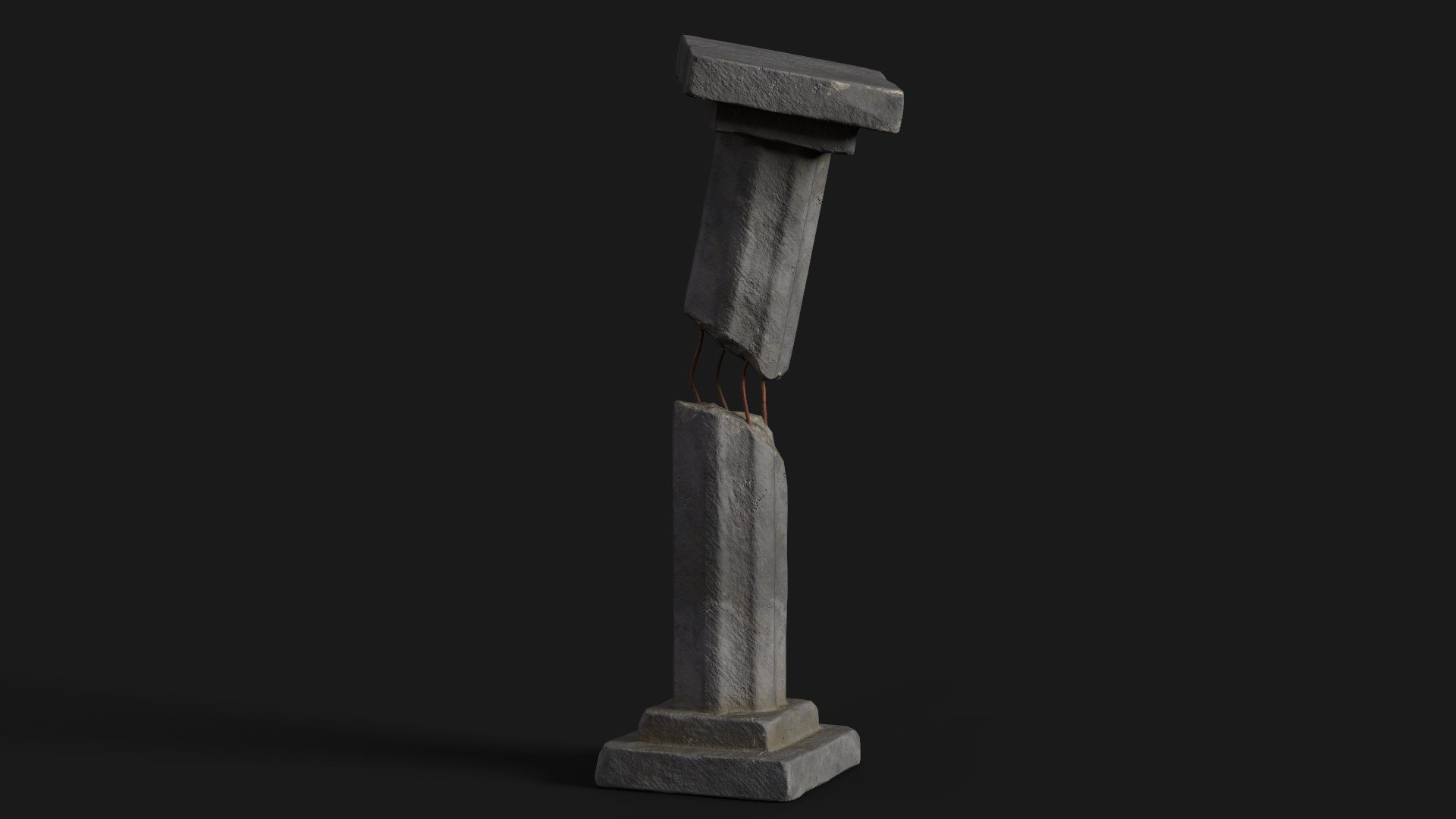 Broken Ancient Stone Pillar model https://p.turbosquid.com/ts-thumb/8V/KDNFJh/9K/render3/jpg/1780491371/1920x1080/fit_q87/90131393098f0654b586da713d42098e975bc023/render3.jpg