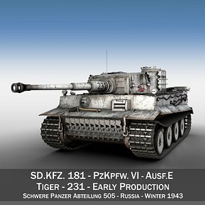 Panzer VI - Tiger - 231 - Early Production