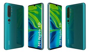 3D xiaomi mi note 10