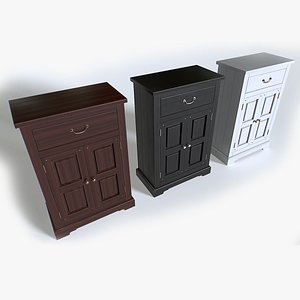 3D Classic Cabinet pack 3 model