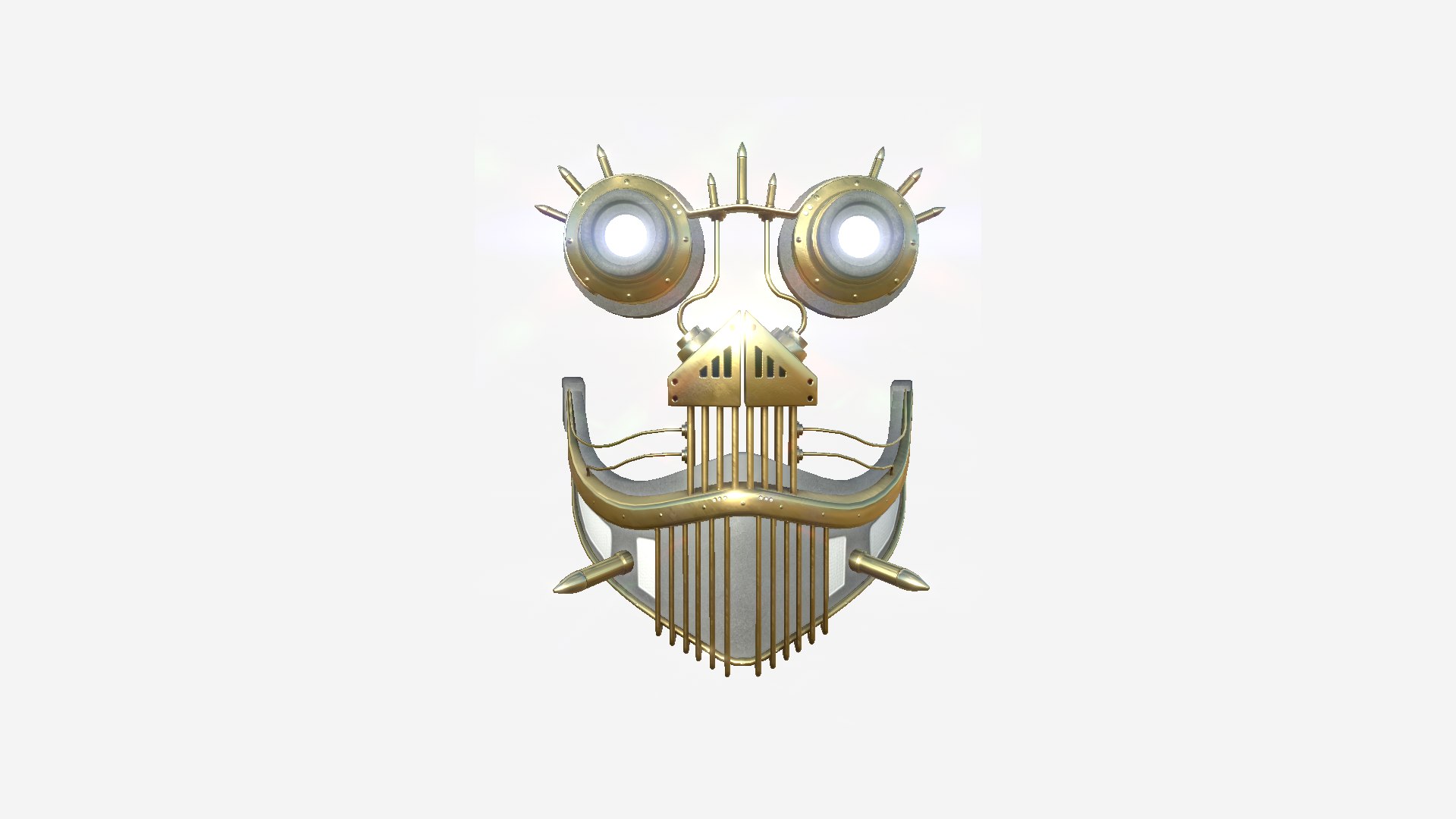 Steampunk Mask A04 Gold White - SciFi Character Design 3D https://p.turbosquid.com/ts-thumb/8V/ZfmUwN/m8/r41/png/1647635825/1920x1080/fit_q87/14e628a277e31e42b97666893d11676c56a3e564/r41.jpg