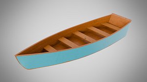 Wooden Boat-C 3D model