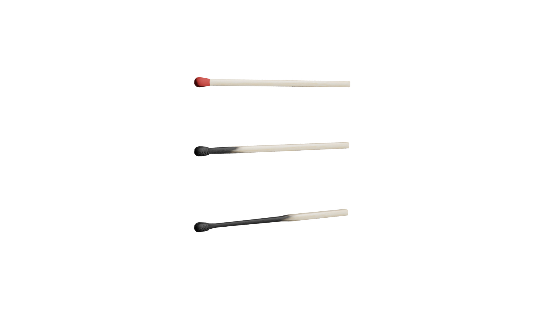 Matches - 3 Versions 3D - TurboSquid 2003070