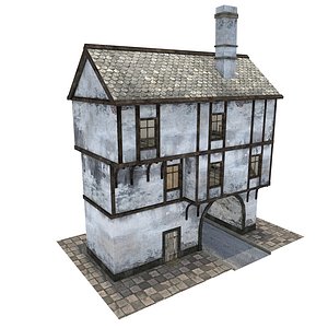 3d medieval gate house