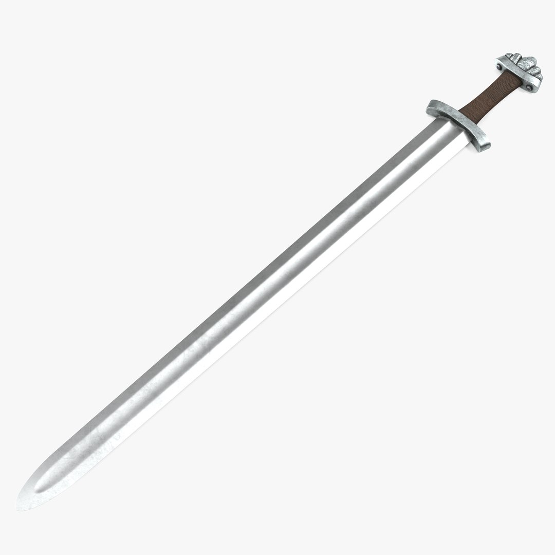 Medieval Viking Sword 3D model preview
