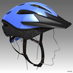 3d bicycle helmet