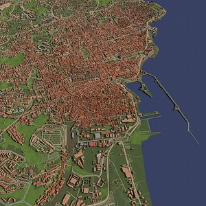 Catania Italy - city and urban 3D model