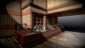 3D Bar 3D model