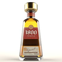 1800 Tequila Alcohol Bottle