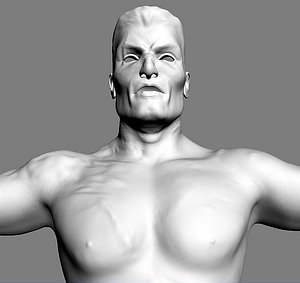 frankie scar 3d model