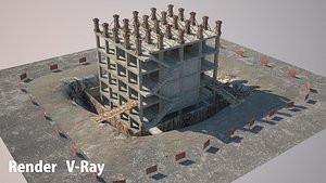 construction site 3d model
