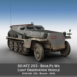 SD.KFZ 253 - Beob.Pz.Wg. - StuG.Abt.191
