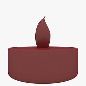candle decor 3D model
