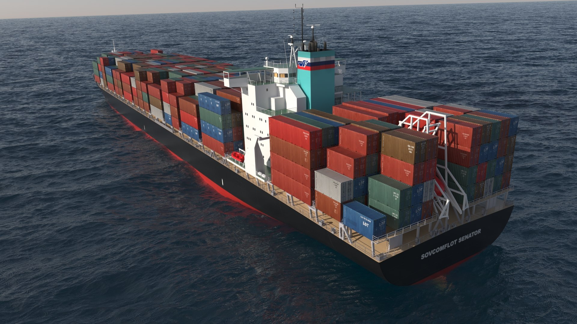 Container Ship Model - TurboSquid 2337041