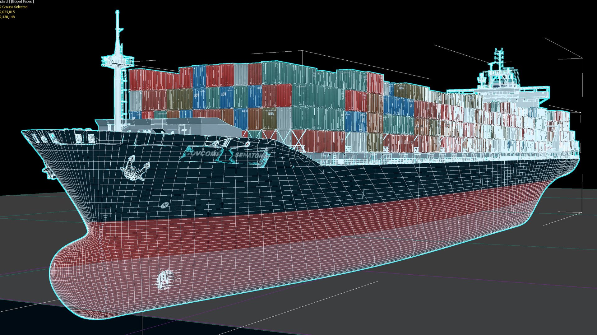 Container Ship Model - TurboSquid 2337041