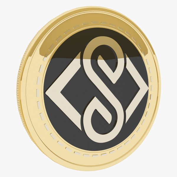 Everus Cryptocurrency Gold Coin 3D