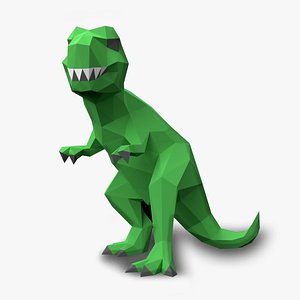 Desenho animado Tiranossauro T-Rex 1 Modelo 3D - TurboSquid 2100262