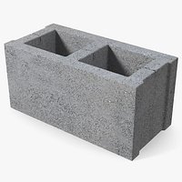 Realistic Cinder Block