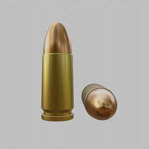 3D 9mm Bullet