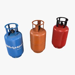 3D Gas Cylinders model