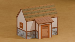 Medieval House Design 3 3D model