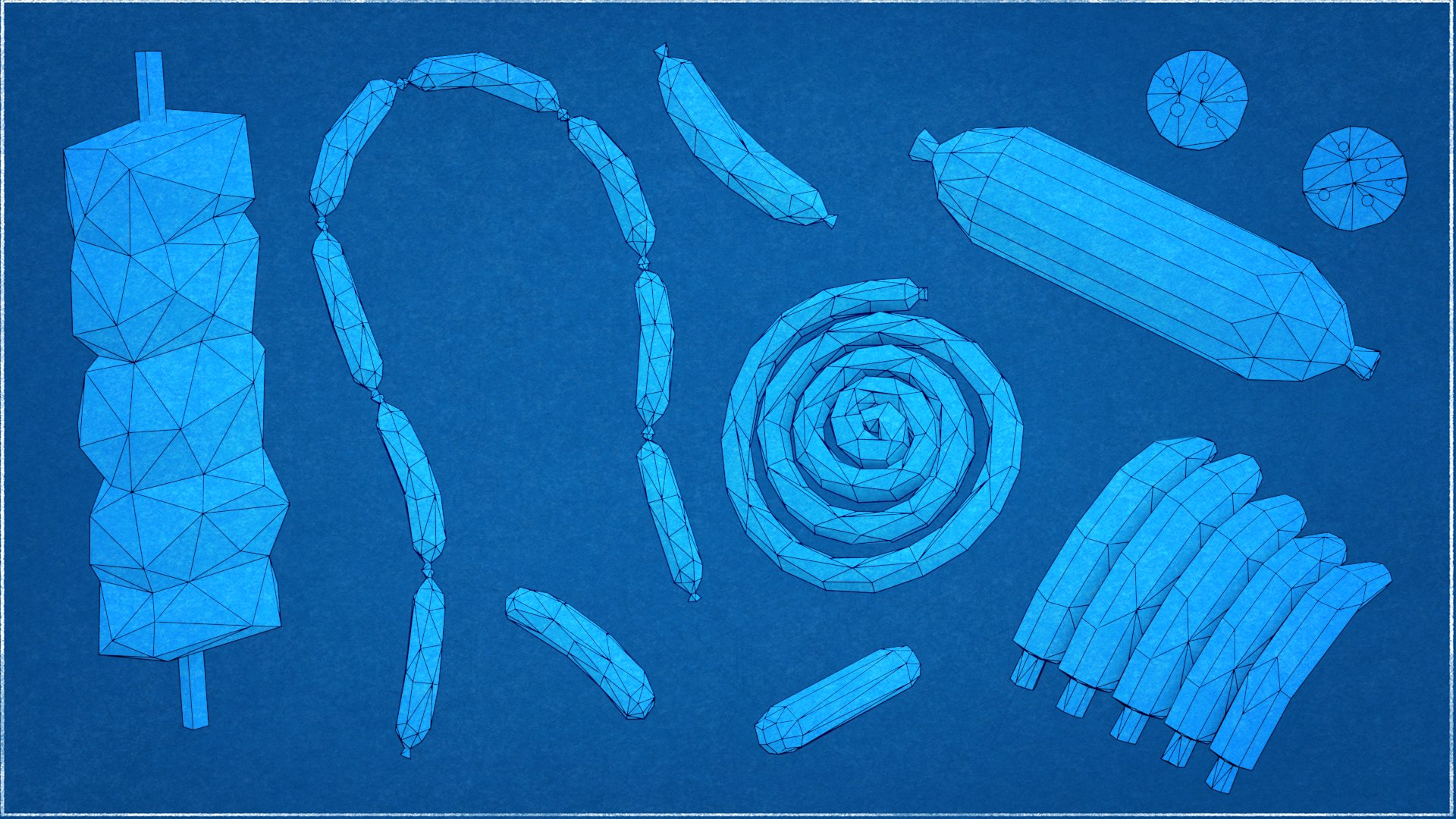 Collection 41 Meat Low Poly Model - TurboSquid 2344658