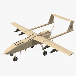 Brown UAV without Markings 3D model
