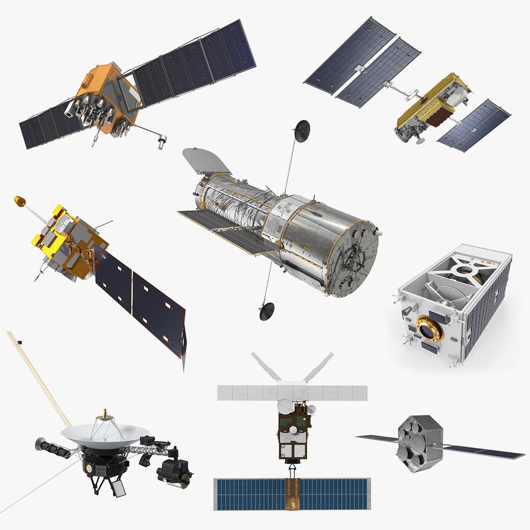 Satellite Collection 4 3D model preview