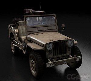 armored cars medical pickup trucks 3D model