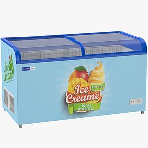 Ice Cream Freezer Display