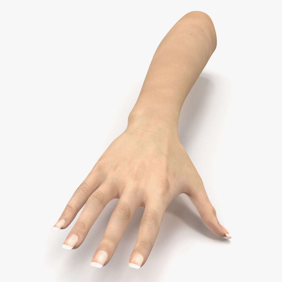 Female Hand 3 3D model preview