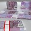 500 euros - europe 3d model