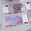 500 euros - europe 3d model