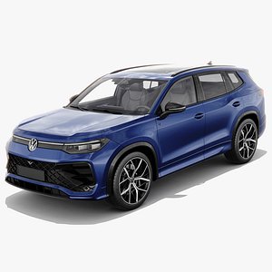 3D Volkswagen Tayron 2025 with interior model