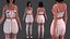 Corset Set Clo3D Marvelous Designer Female Clothing