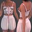 Corset Set Clo3D Marvelous Designer Female Clothing