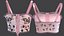 Corset Set Clo3D Marvelous Designer Female Clothing