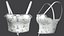 Corset Set Clo3D Marvelous Designer Female Clothing