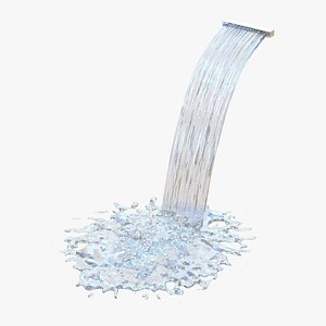 Waterfall Fountain 3D model