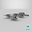 Furniture Hinge Set Three Types Silver