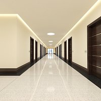 Generic Hotel Hallway 1