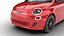 Fiat 500 Hybrid Cabrio 2026 3D-Modell