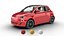 Fiat 500 Hybrid Cabrio 2026 3D-Modell