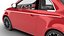 Fiat 500 Hybrid Cabrio 2026 3D-Modell