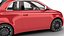Fiat 500 Hybrid Cabrio 2026 3D-Modell