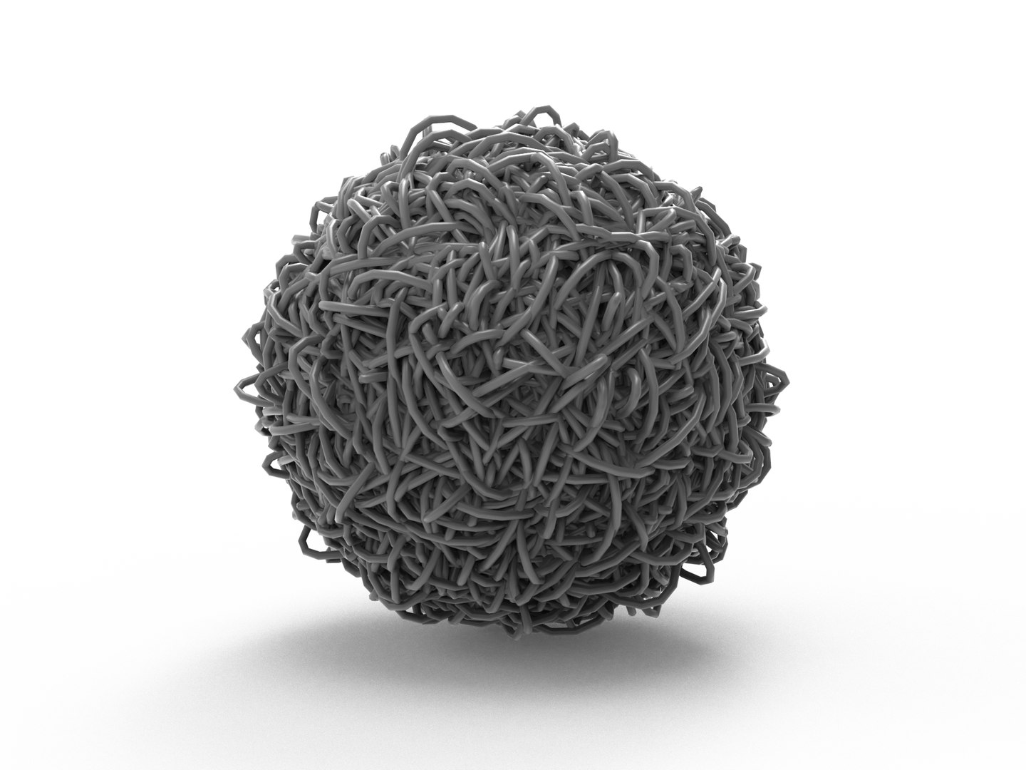 3D Wire Clump Model - TurboSquid 1519312