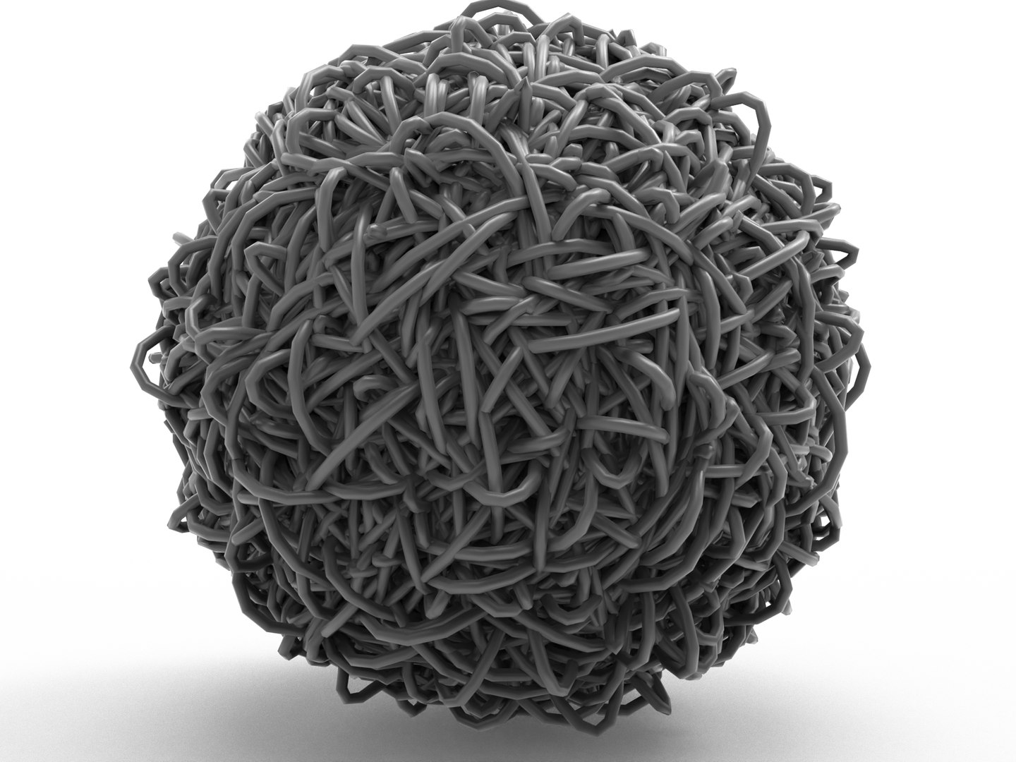 3D Wire Clump Model - TurboSquid 1519312
