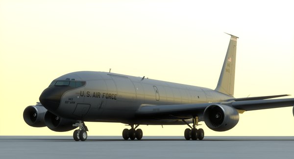 3D kc-135 stratotanker usaf model - TurboSquid 1153240