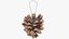 3D Cone Christmas Tree Ornaments Collection V5 model
