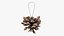 3D Cone Christmas Tree Ornaments Collection V5 model